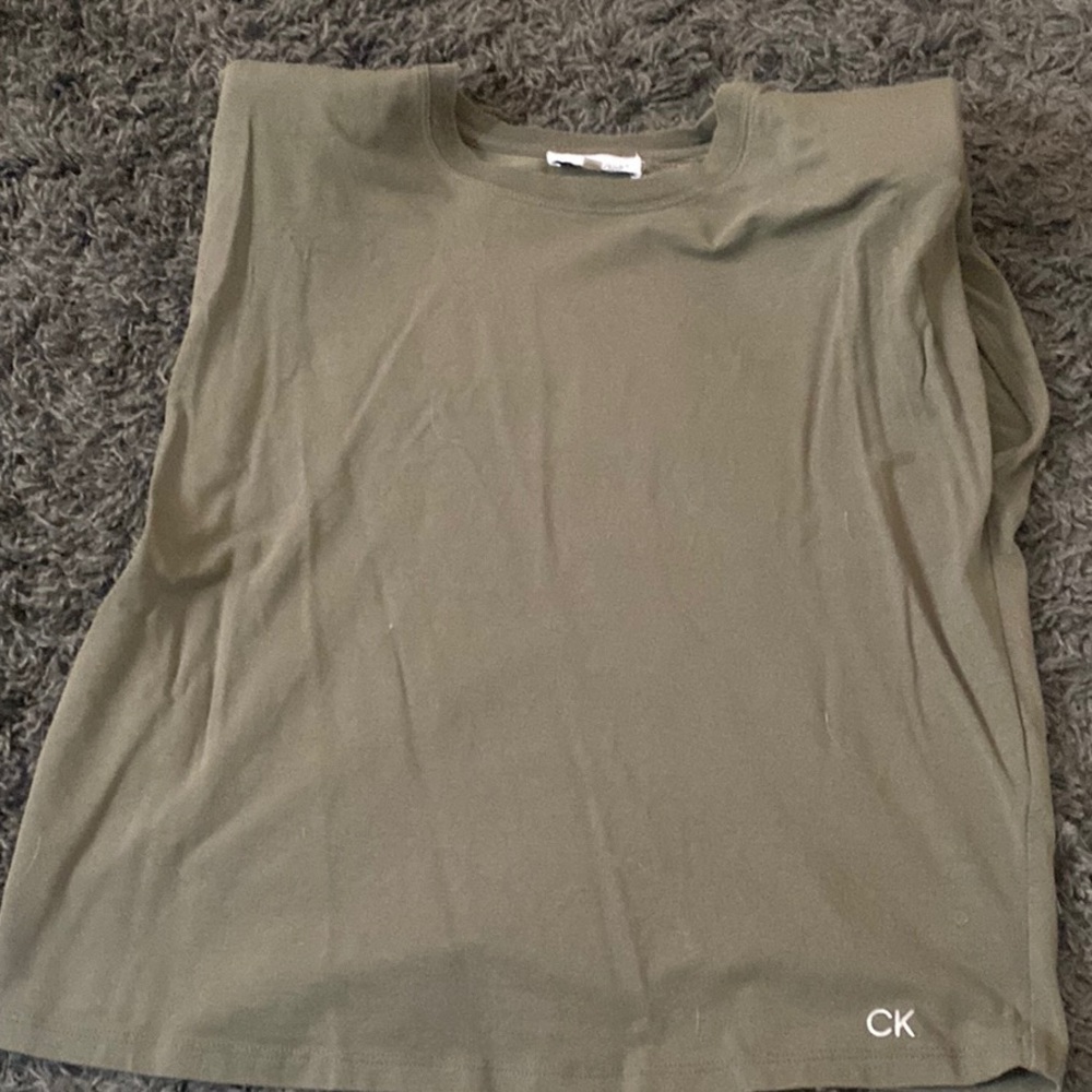 Calvin Klein Olive Green Tee